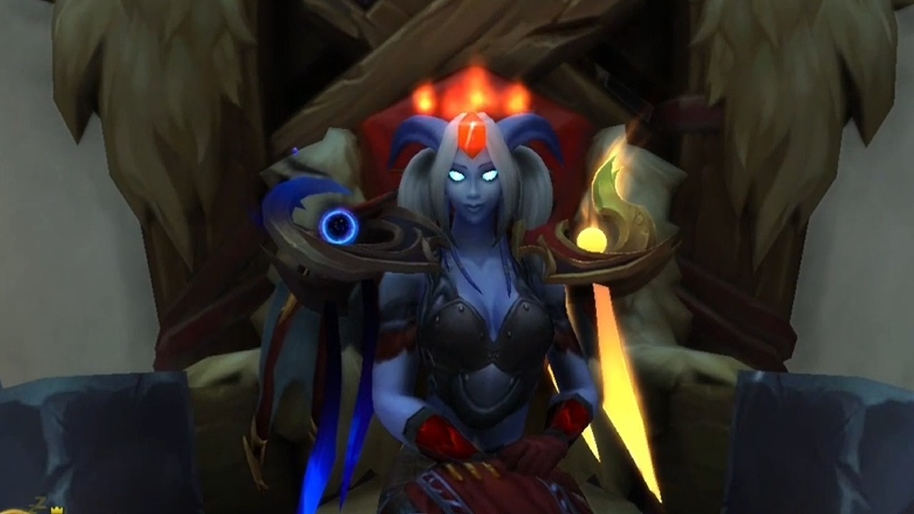 WOW MIDNIGHT Horde Warlord's Throne RARE HOUSING DECOR