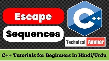 Escape Sequences in C++ | C++ Tutorials for Beginners in Hindi #15