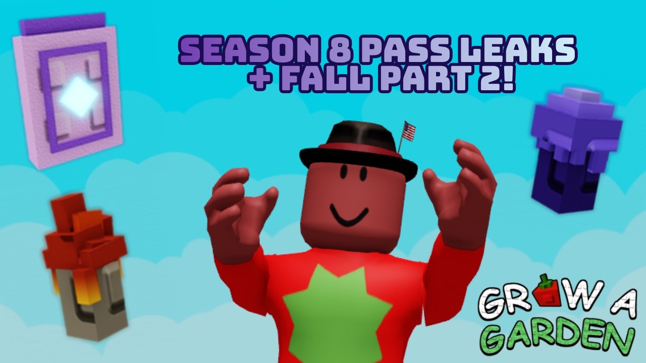 SEASON 8 PASS + FALL PART 2 LEAKS IN GROW A GARDEN - YouTube