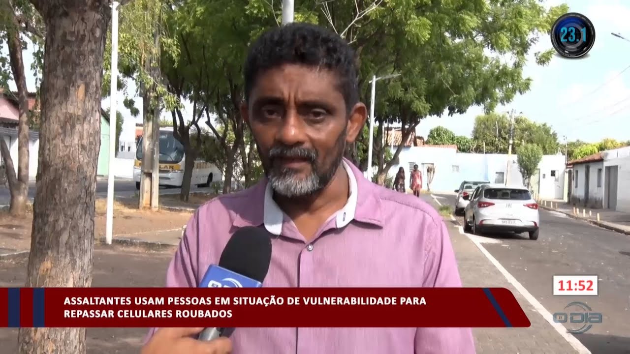 Assaltantes usam pessoas em situação de vulnerabilidade para repassar celulares roubados 28 09 2023