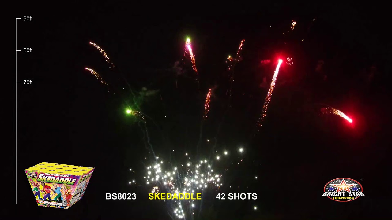 1.4G FIREWORKS: 42S SKEDADDLE BS8023 - YouTube
