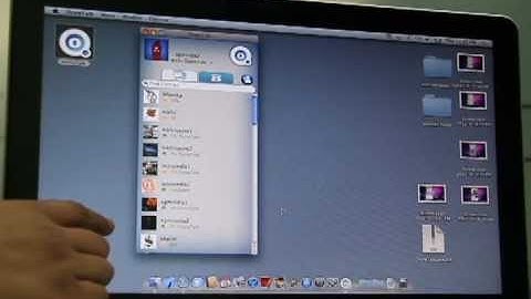 procedure of video call on octrotalk on macbook