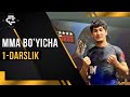 MMA BO’YICHA 1 chi DARSTLIK / kikboxing boxing mma sportchilari uchun boshlang’ich dars