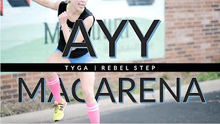 Hip Hop Step Aerobics | Ayy Macarena by Tyga Resimi