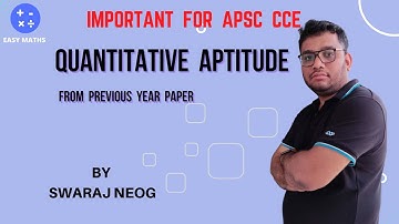 APSC CSAT 09|| #APSC_CSAT,#APSC_CCE, #QUANTITATIVEAPTITUDE||