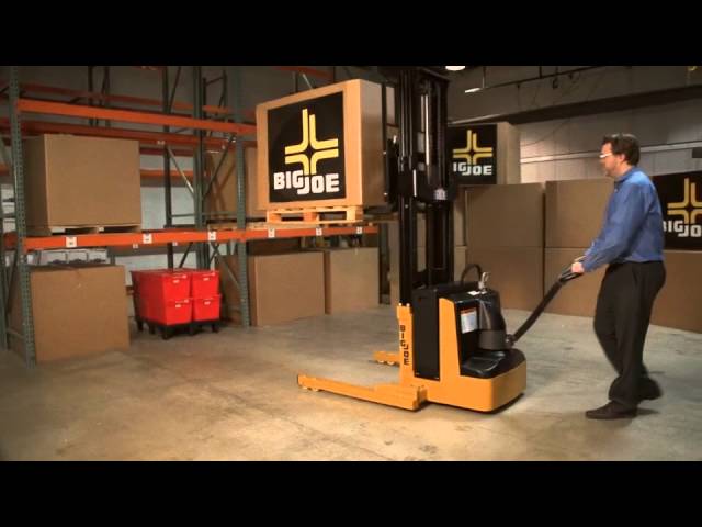 Electric Walkie Stacker Forklift New York Long Island New York City Big Joe Pds Bgl Blue Giant Hilo