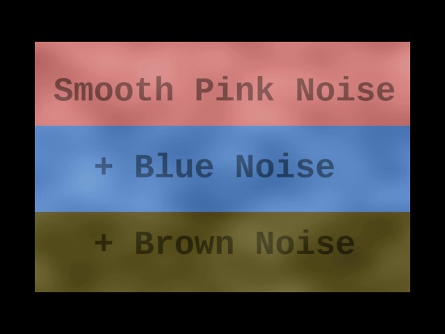 Smooth Pink, Blue, and Brown Noise ( 12 Hours ) class=