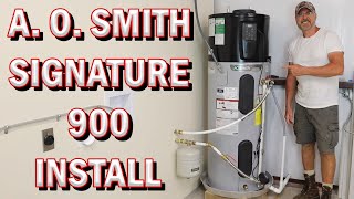 How to install a hybrid water heater by A.O. Smith Signature 900 screenshot 5