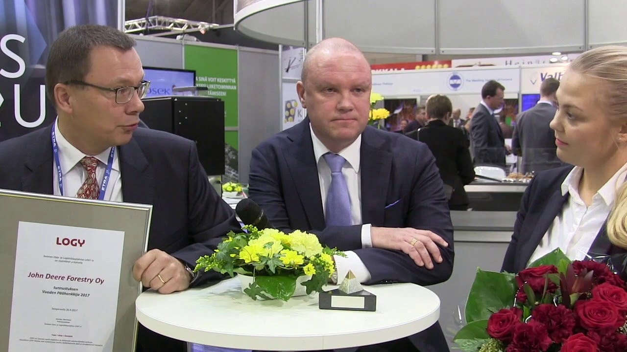 Vuoden p hankkija 2017 john deere forestry oy tunnustuksen takana