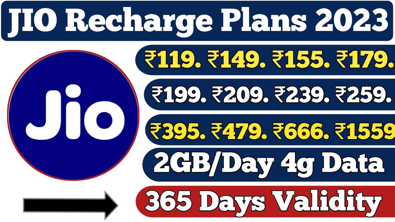 Jio Recharge Plans 2023 Jio Prepaid Recharge Plans & Offers with U/L