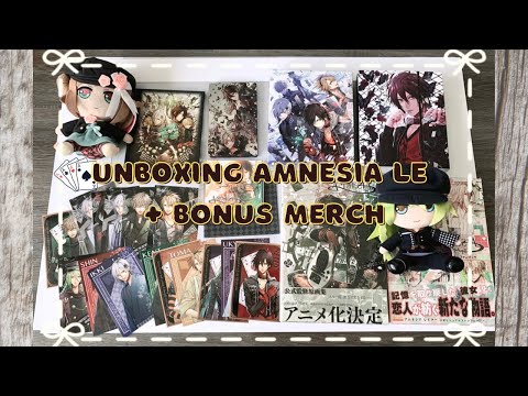 AMNESIA ファン証明カード Unboxing Amnesia Memories, Later x Crowd Limited Edition + Bonus