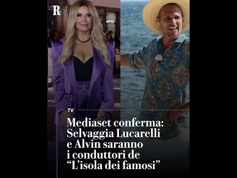 Video Selvaggia Lucarelli e Alvin CONDURRANNO Lisola dei famosi