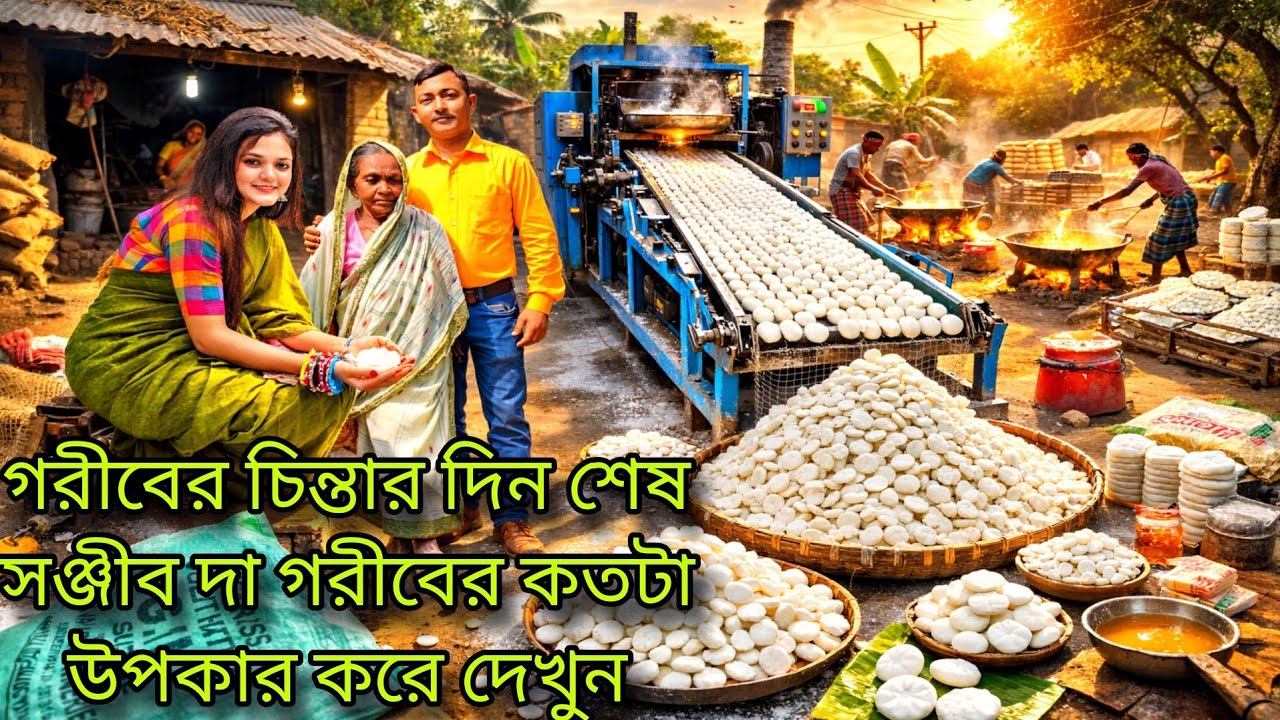 💥গরীবের ভগবান সঞ্জীব দা , কেজিতে 10 টাকা লাভ এই মেশিনে/Jai ma Tara batasa machine/batasa machine 