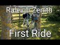 First Ride. Raleigh Zenith. Vintage lugged steel touring bike. Plus bike check &amp; channel chat 