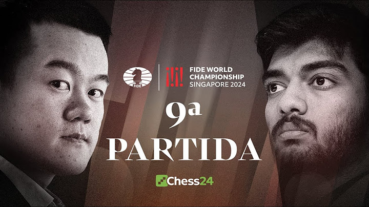 9ª Partida CAMPEONATO DEL MUNDO de la FIDE | Ding Liren vs. Gukesh Dommaraju