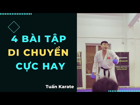 Video 4 BÀI TẬP DI CHUYỂN CỰC HAY GIÚP VÕ SINH KARATE THI... - YouTube