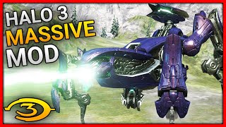 HALO 3 SCARAB & LICH BATTLES ON MY MASSIVE-SCALE MOD - Halo 3 Mods #242