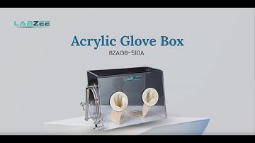 Labzee Acrylic Glove Box BZAGB-510A | Compact and Safe Sample Handling