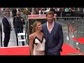 Chris Hemsworth at his Hollywood Walk of Fame star ceremony with Elsa Pataky