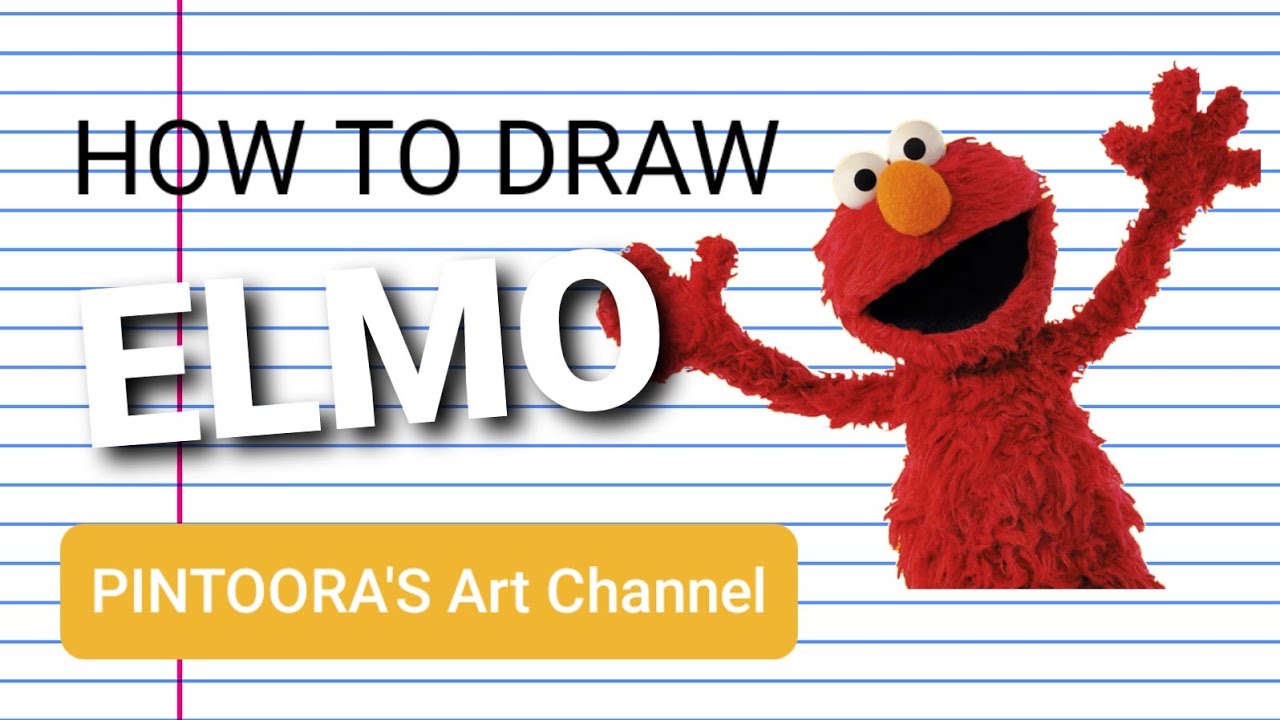 How to Draw ELMO!!!: Drawing Tutorial