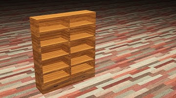 3ds Max Bookshelf Modeling Tutorial (Basic)
