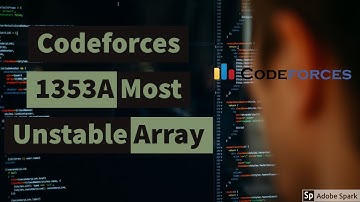 Codeforces | 1353A Most Unstable Array | Hindi | Constructive Algorithms | Code Freak