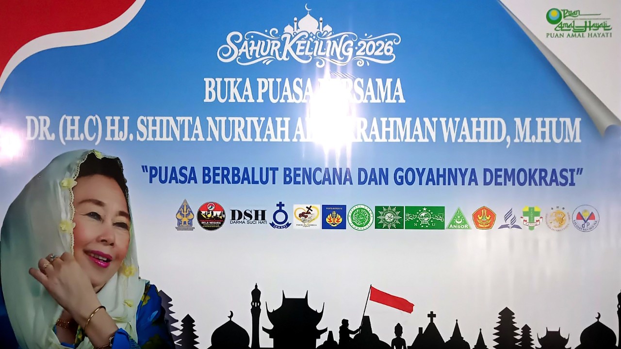 BUKA PUASA BERSAMA IBU DR.(H.C) HJ. SHINTA NURIYAH ABDULRAHMAN WAHID, M.HUM