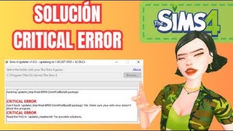 THE SIMS 4: CRITICAL ERROR - ANADIUS [SOLUCIÓN]