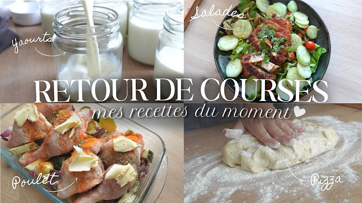 RETOUR DE COURSES 🍉 Mes recettes du quotidien • My Sweet Little Baby