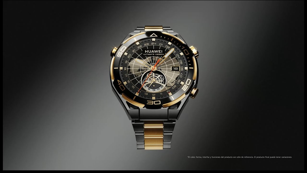 HUAWEI WATCH ULTIMATE DESIGN - El primer reloj inteligente con oro de ...