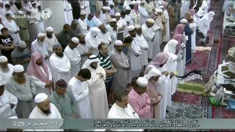 صلاة ال‏فجر السبت 14-1-1438هـ للشيخ علي الحذيفي || سورة الذاريات