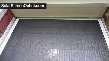 Solar Screens - How to Measure and Install Using Leaf Springs