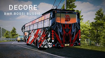DECORE Kerala Bmr Boss Bus Mod In Bus Simulator Indonesia - Bussid Bus Mod - Bussid Car Mod - Bussid