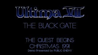 Ultima VII (PC/DOS) Non-interactive demo, 1991, Origin, Public Enemy