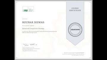 Coursera | Advanced Competitive Strategy All Quizzes Answers and Solutions