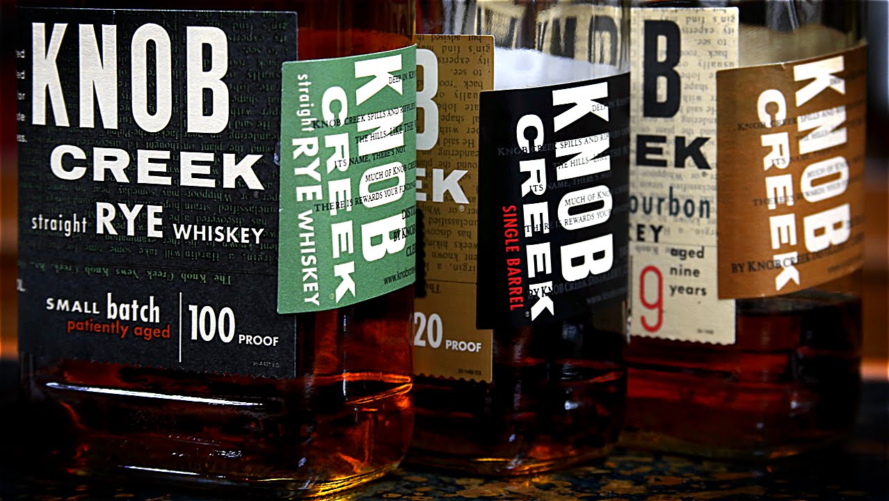 Knob Creek Rye Whiskey Review / Bourbon vs. Rye Taste Comparison YouTube