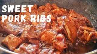 SWEET PORK RIBS | KUYA FERN'S COOKING RECIPE