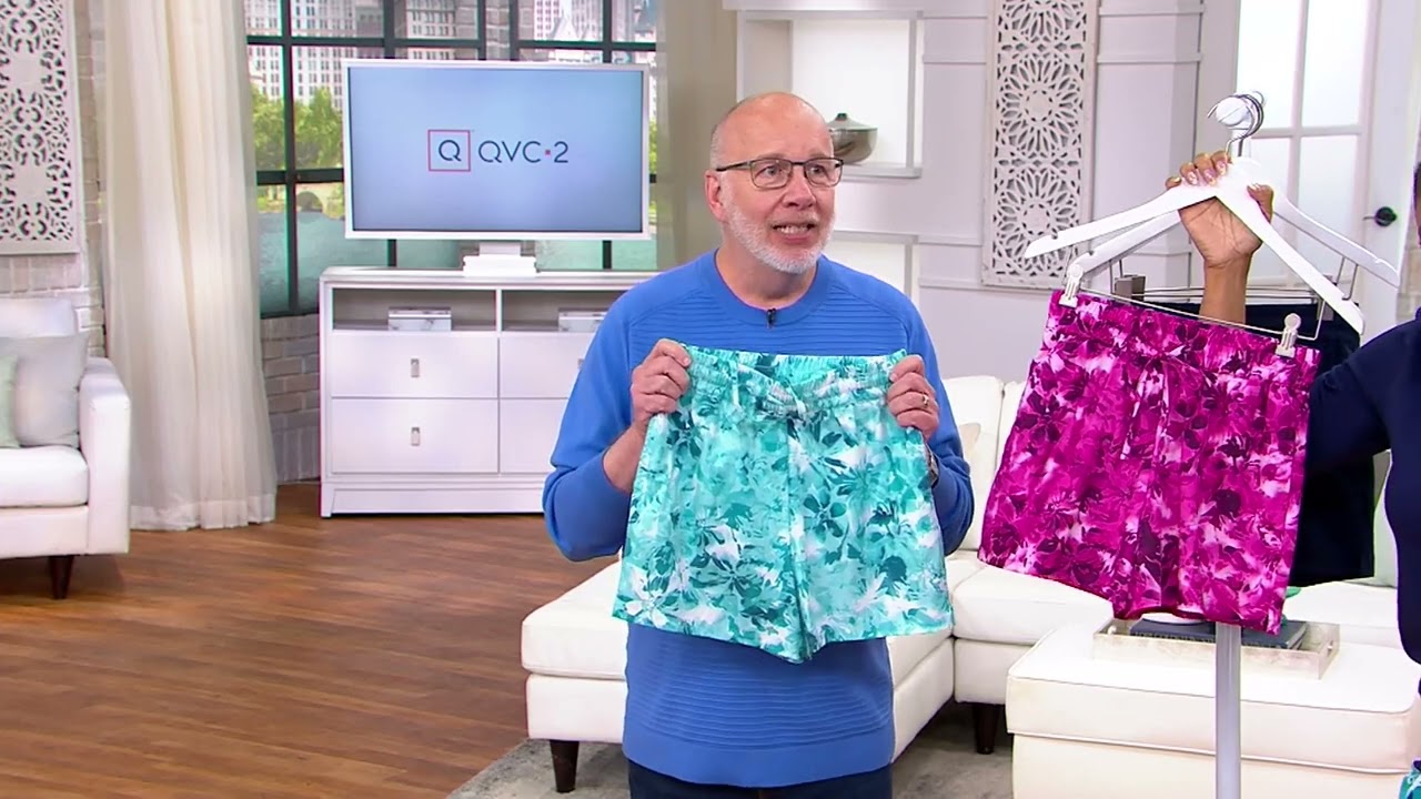 Denim & Co. Beach Quick Dry Shorts with Attached Brief on QVC
