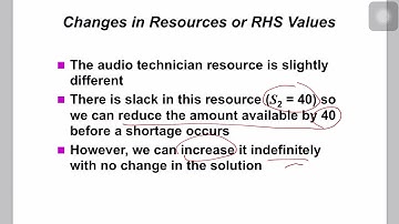 LP Simplex Sensitivity RHS 02