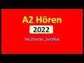 A2 Hören || Start Deutsch A2 Hören Modelltest 2022 mit Lösung am Ende || Vid - 58