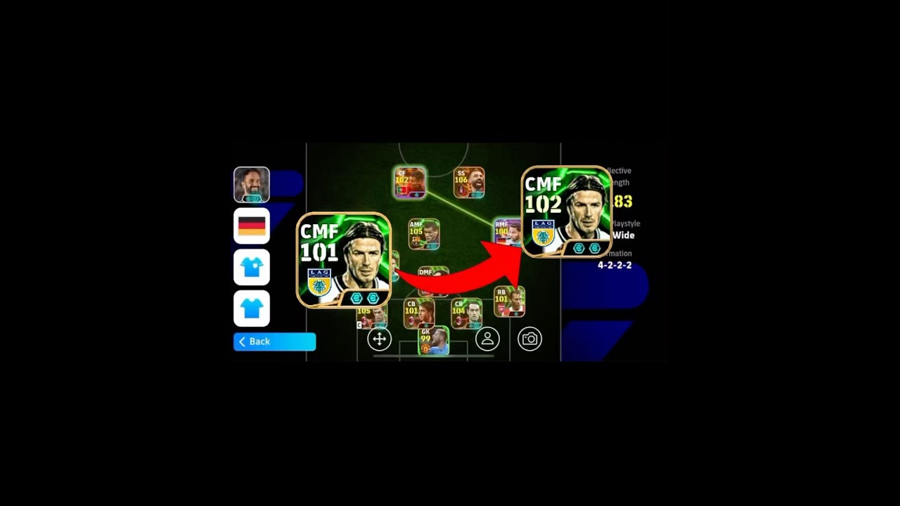 Free David beckham 102 training efootball 2026|efootball2025 