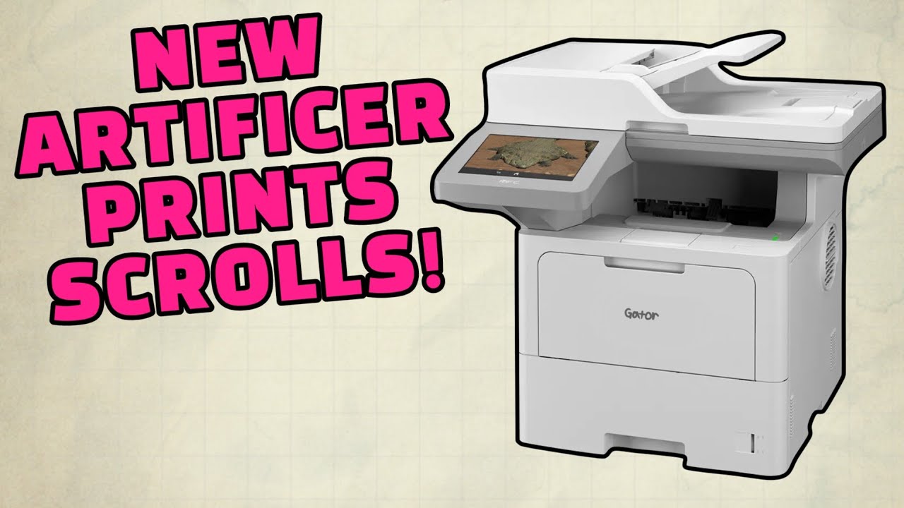 THIS ARTIFICER SUBCLASS PRINTS SCROLLS IN D&D 5e 2024! - Eberron Updates UA