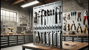 🔩 i-FKM Metal Pegboard J Hook Accessories Peg Board Wall Display | Best Metal Pegboard Hooks 🔩