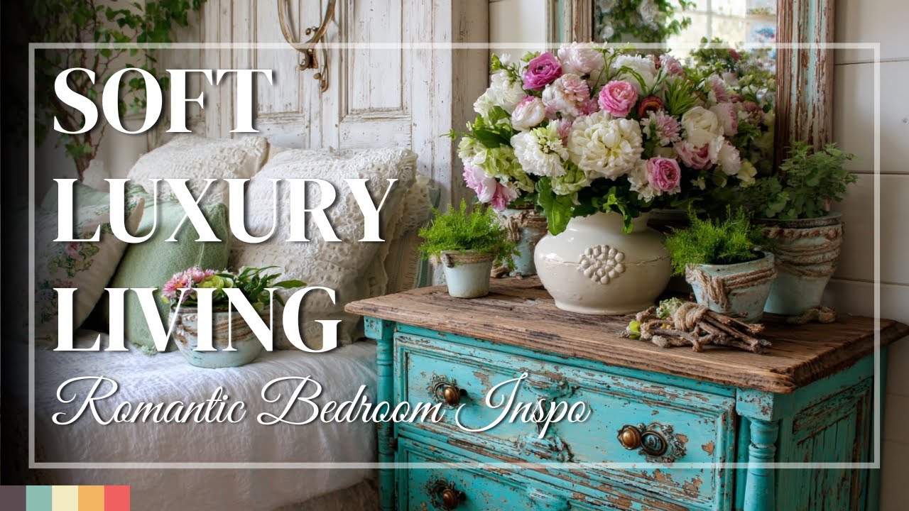 Shabby Chic Bedrooms Styled for Soft Romance 🩰 Delicate Details That Feel Gently Luxurious