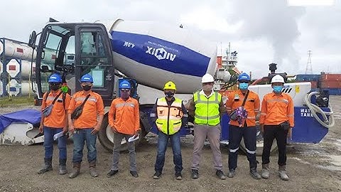 Self Loading Concrete Mixer Testing Video in Papua-AIMIX GROUP