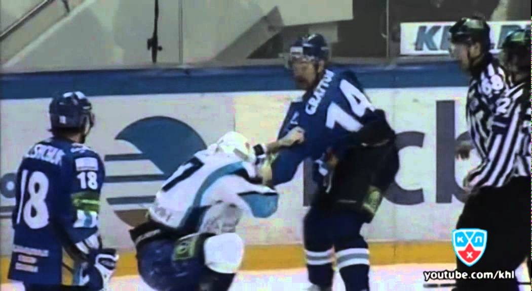 Грэттон VS Китаров / KHL Fight: Gratton VS Kitarov