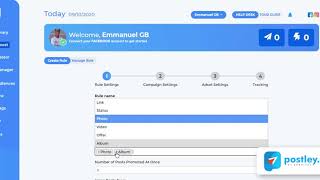 POSTLEY Demo - World’s Most Complete Facebook and Instagram Traffic Software screenshot 2