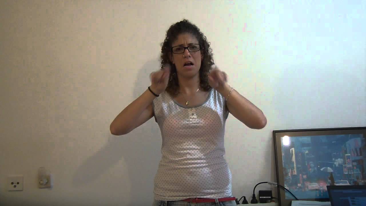 ASL: To Cry לבכות - YouTube