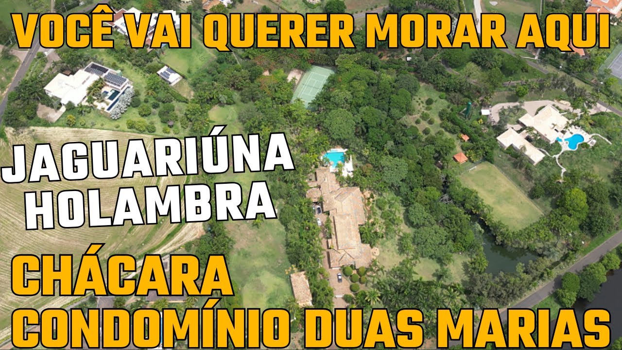 Chácara condomínio Duas Marias Jaguariúna Holambra Campinas - Você vai querer morar aqui