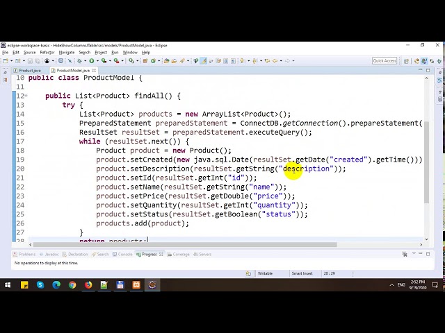 Hide Show Columns JTable in Java Swing